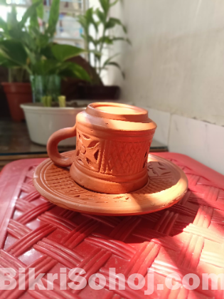 Aesthetic Clay Tea Cup || Tea Cup || চায়ের কাপ